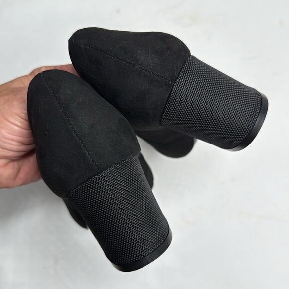 Antonia Saint NY All Day Night Block Heel Pumps Black Suede Shoes S-331 Sz 9 - Picture 8 of 9